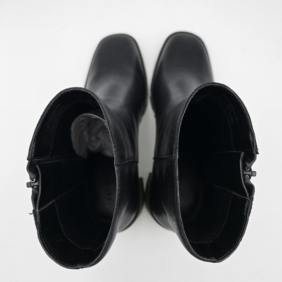 Sanctuary Primetime Leather High Heel Booties, Black, Size 8 - Picture 8 of 16